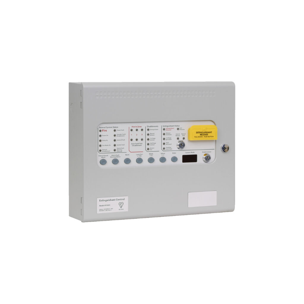 Fire extinguishing panel